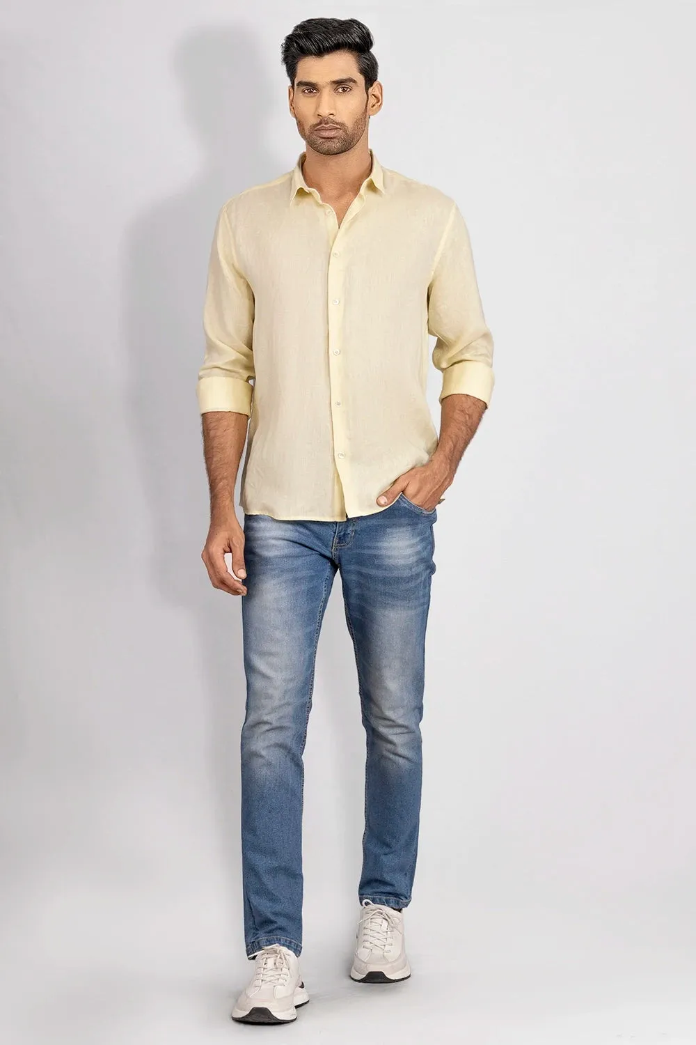 Men's Casual Linen Shirt