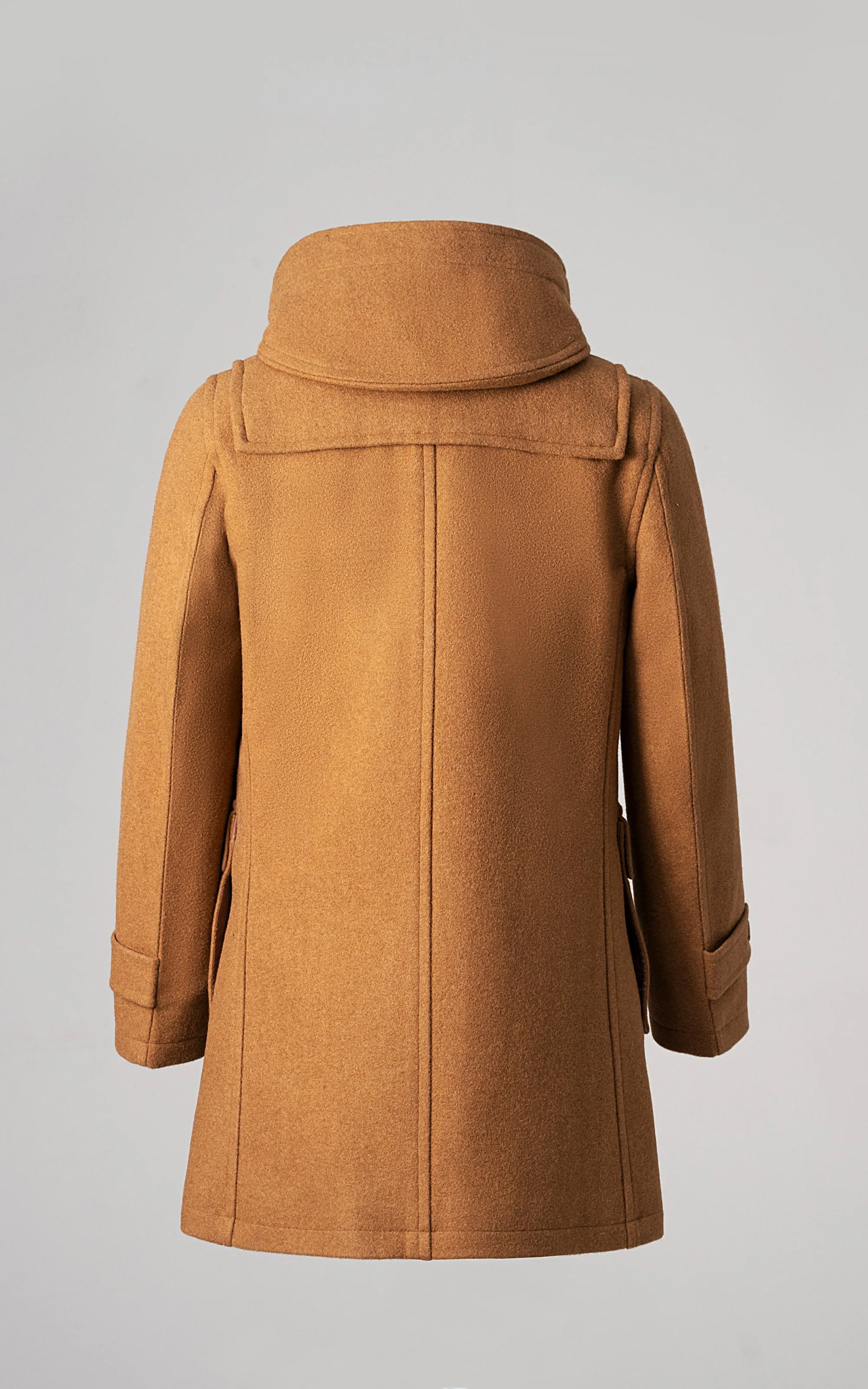 MEN'S HOODED DUFFLE COAT MUSTARD