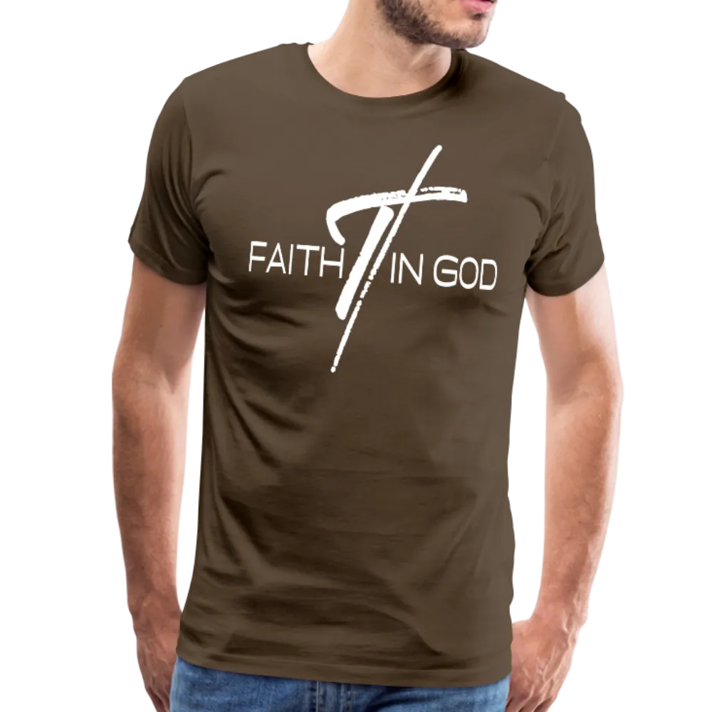 Men's T-Shirt, Faith In God Short Sleeve Graphic Tee