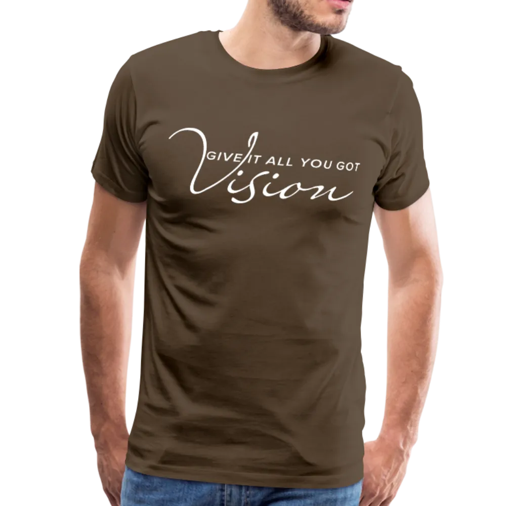 Men's T-Shirt, Vision Give It All You Got Short Sleeve Graphic Tee