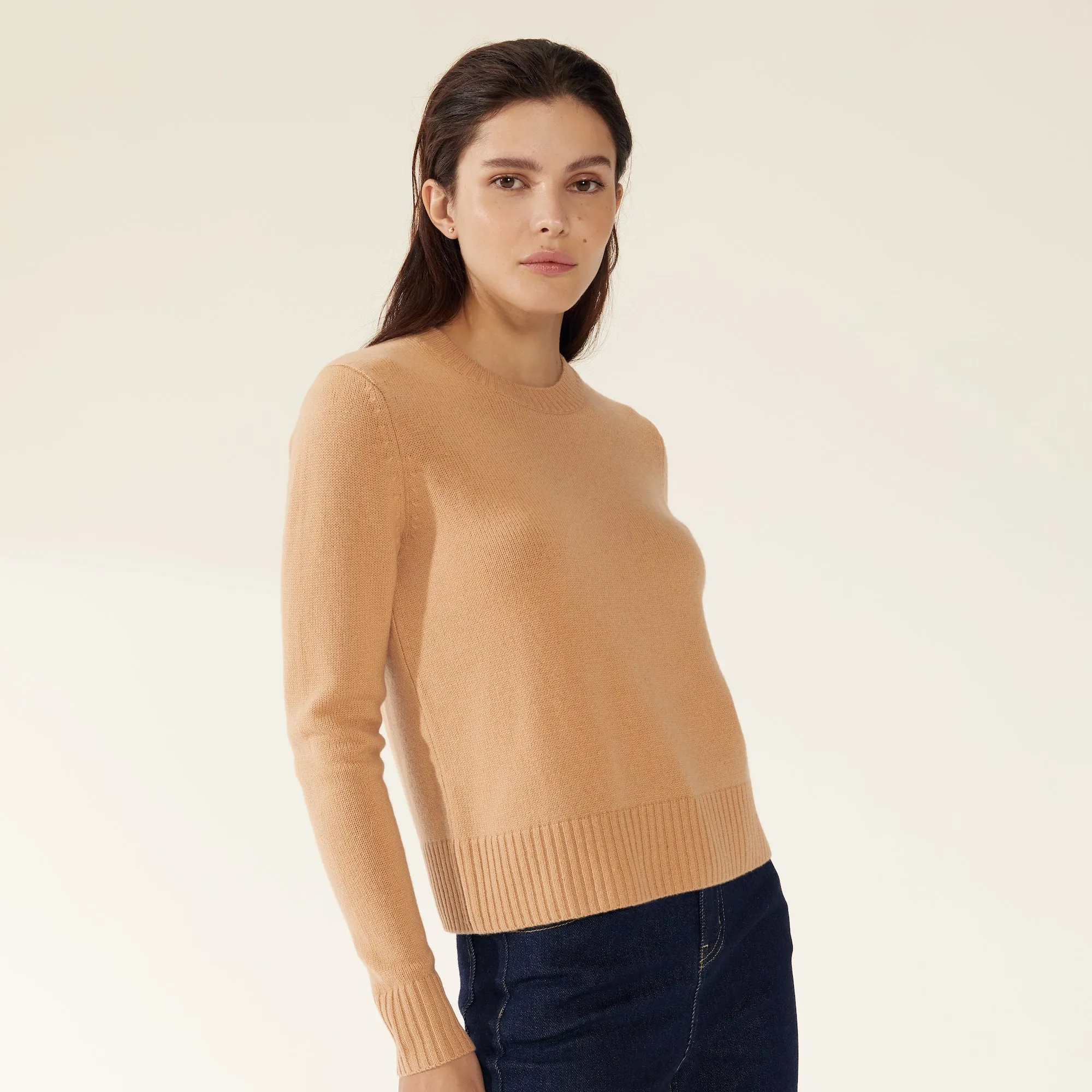 Mila Cashmere Boxy Crop Sweater