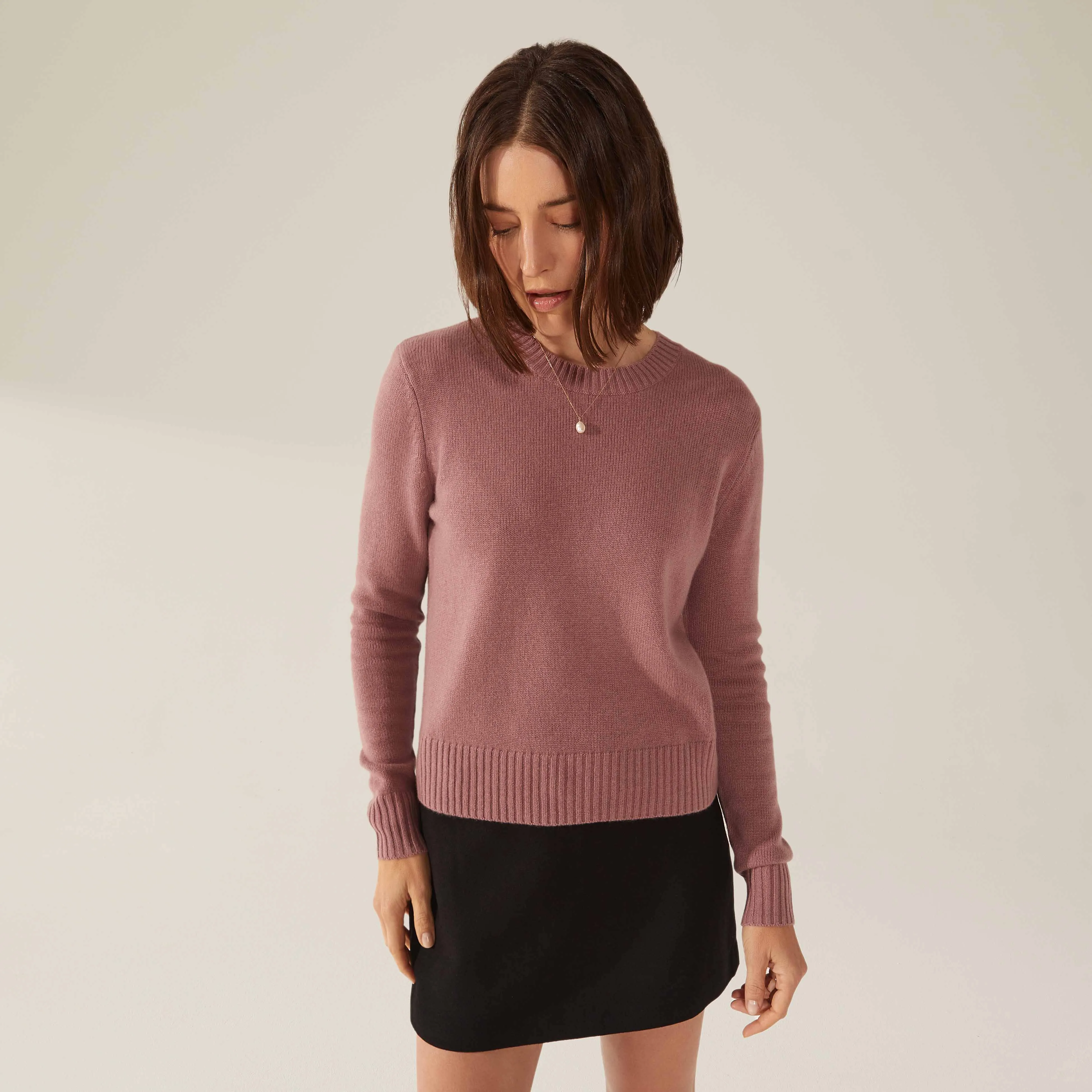 Mila Cashmere Boxy Crop Sweater