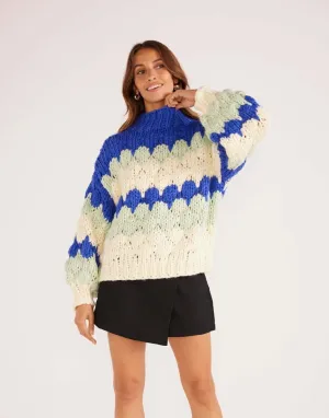 MinkPink Margot Bobble Knit Jumper