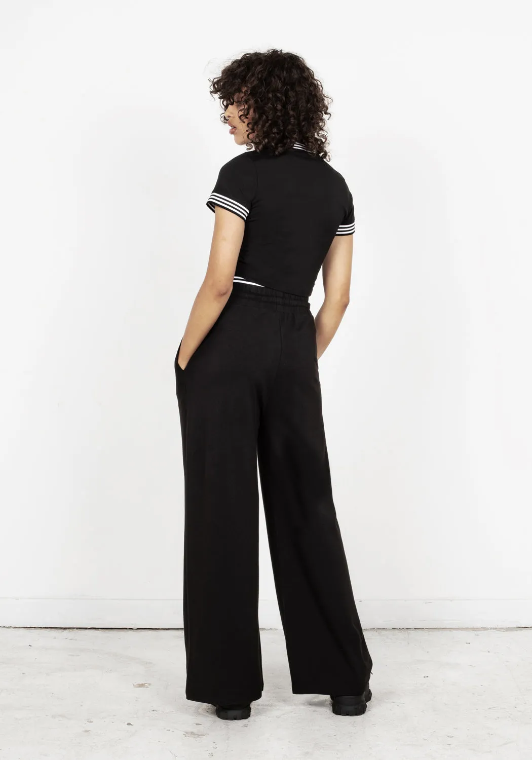 Monica Double Waistband Jersey Pants