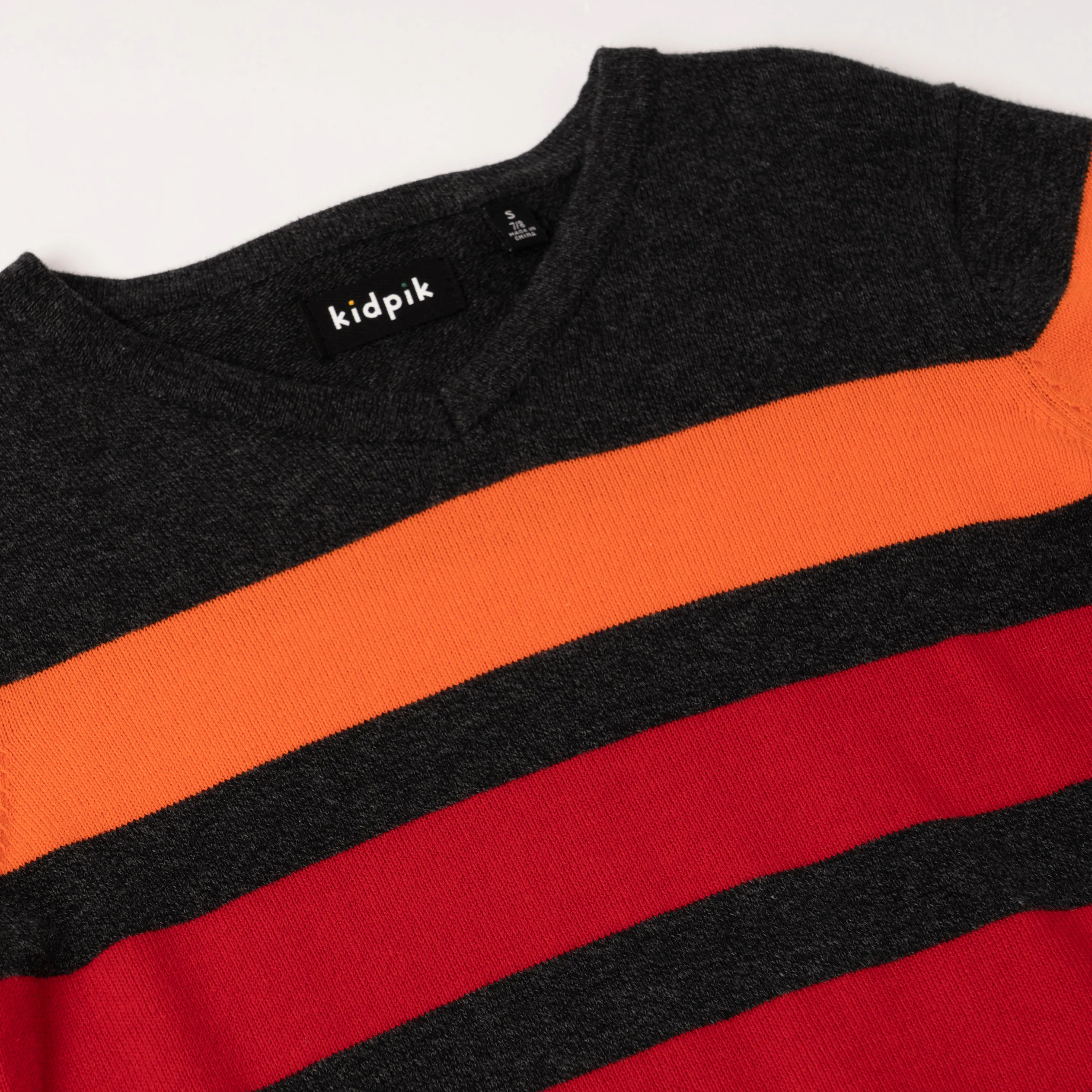 Multi Stripe V-neck Sweater