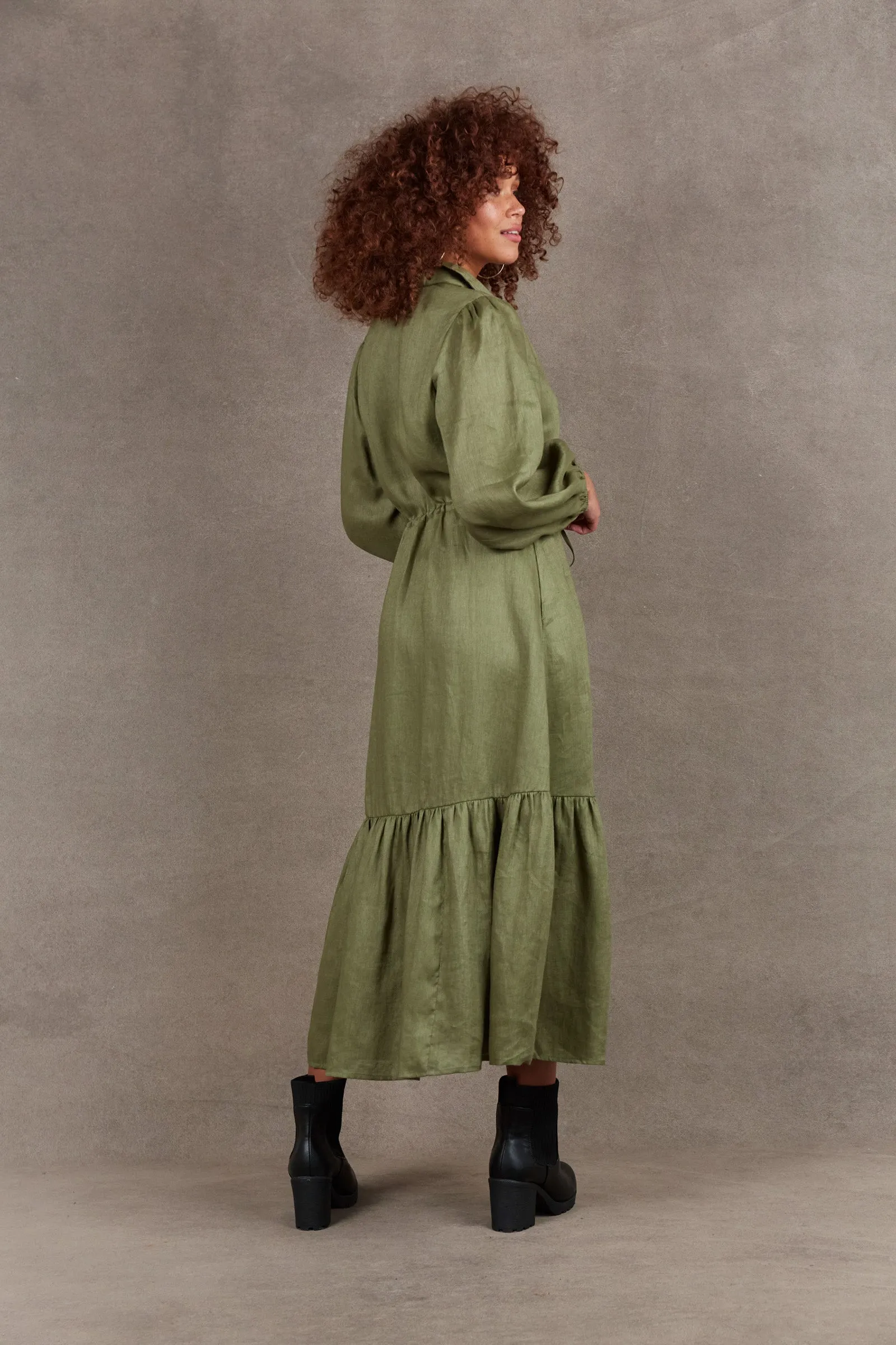 Nama Shirt Dress - Fern