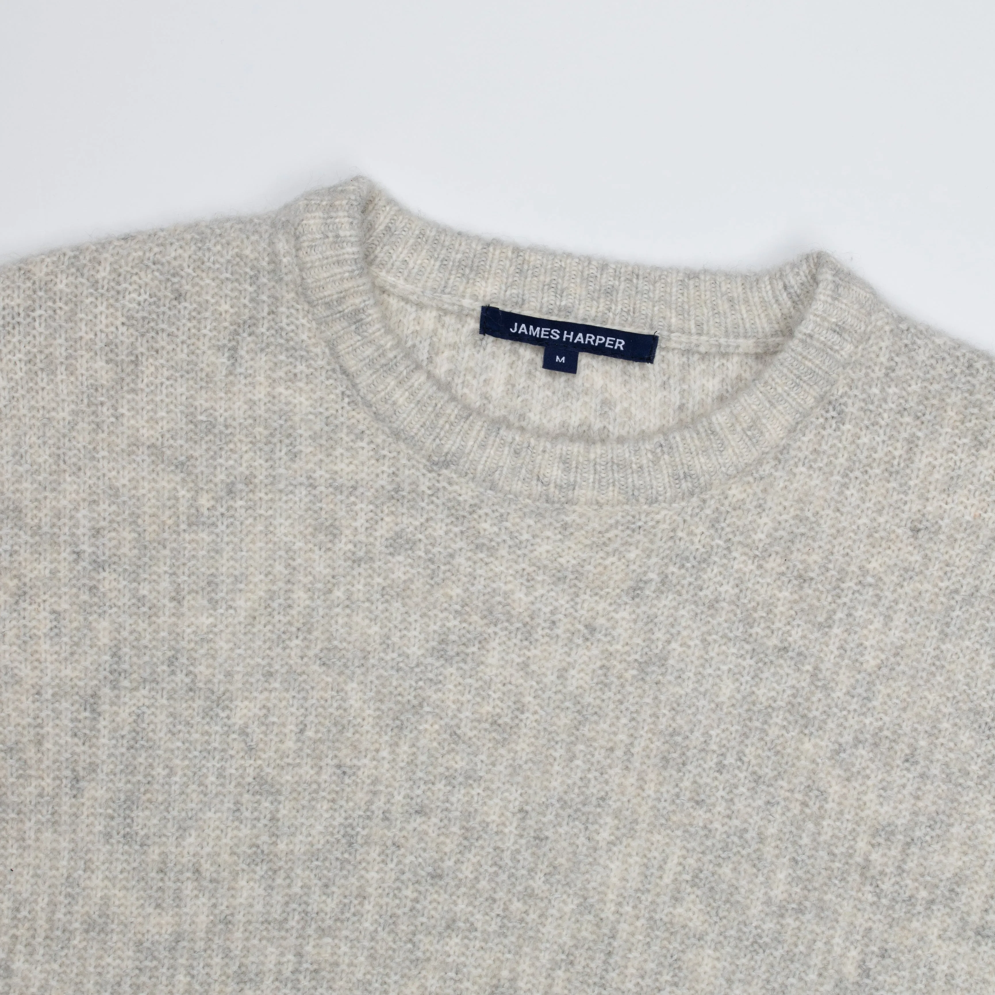 Natural Woolly Crew Neck Jumper