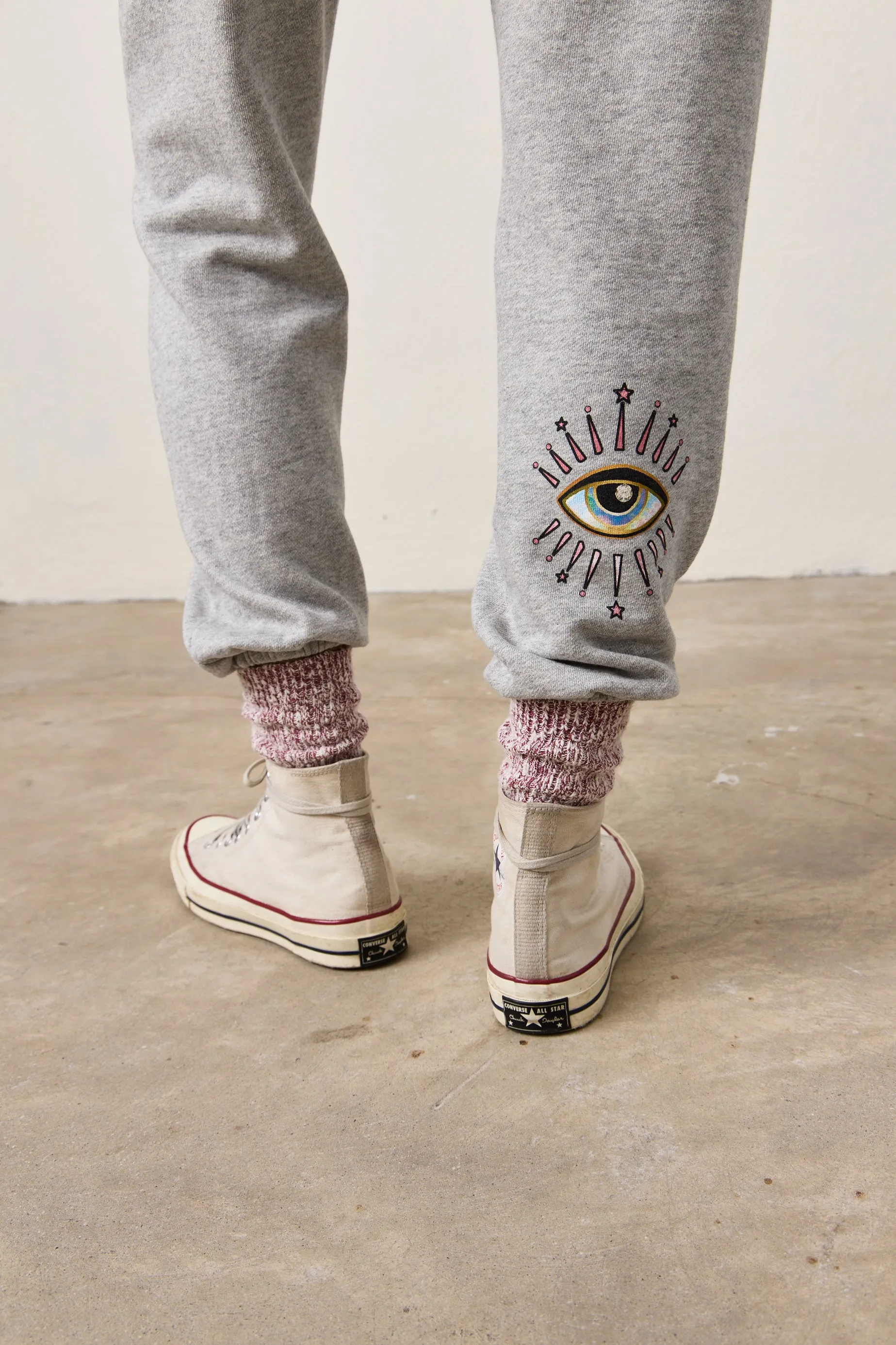 NSF X JA - DAYDREAMER SWEATPANT / HEATHER GREY