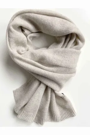 Oat cashmere scarf for women