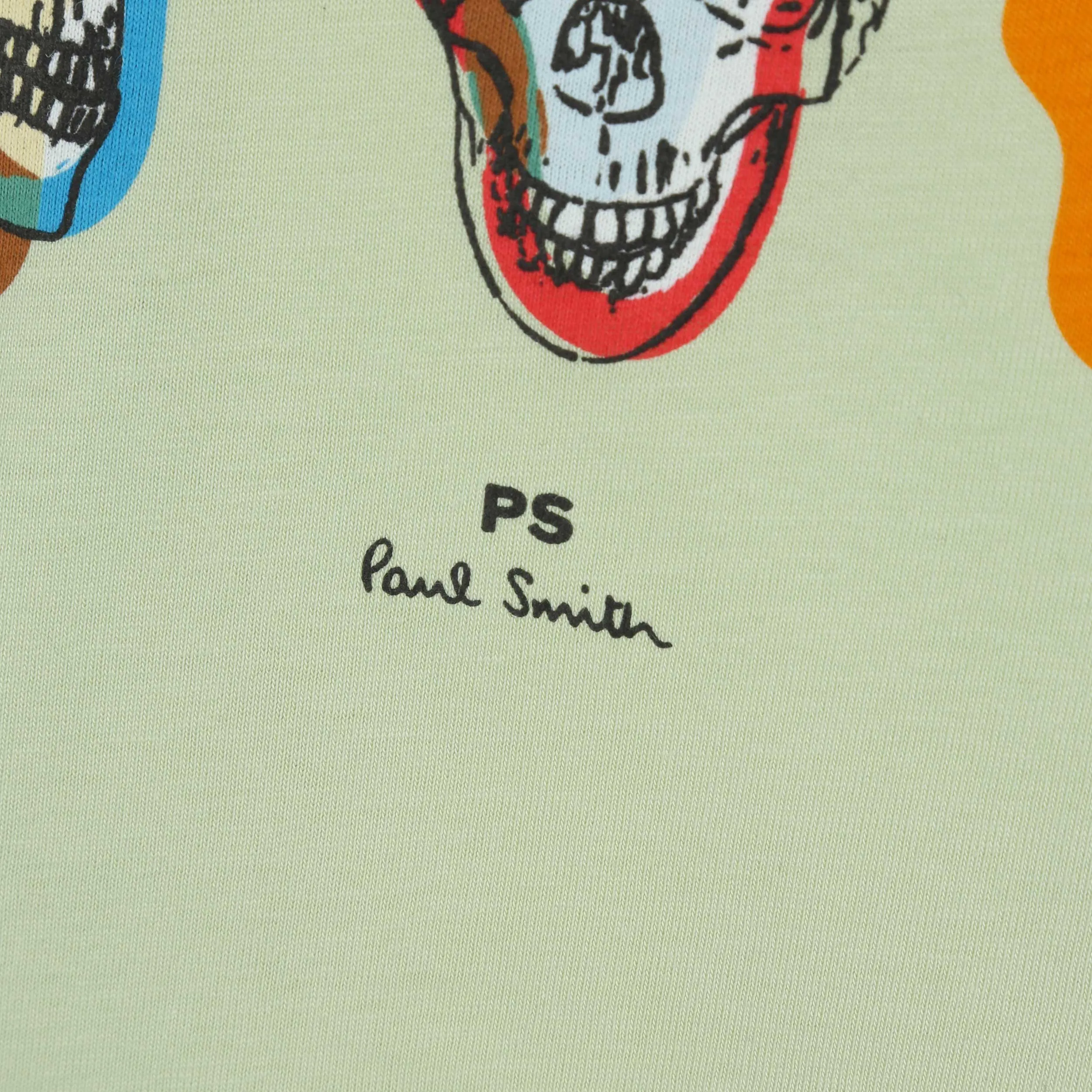 Paul Smith Skulls T Shirt in Light Green