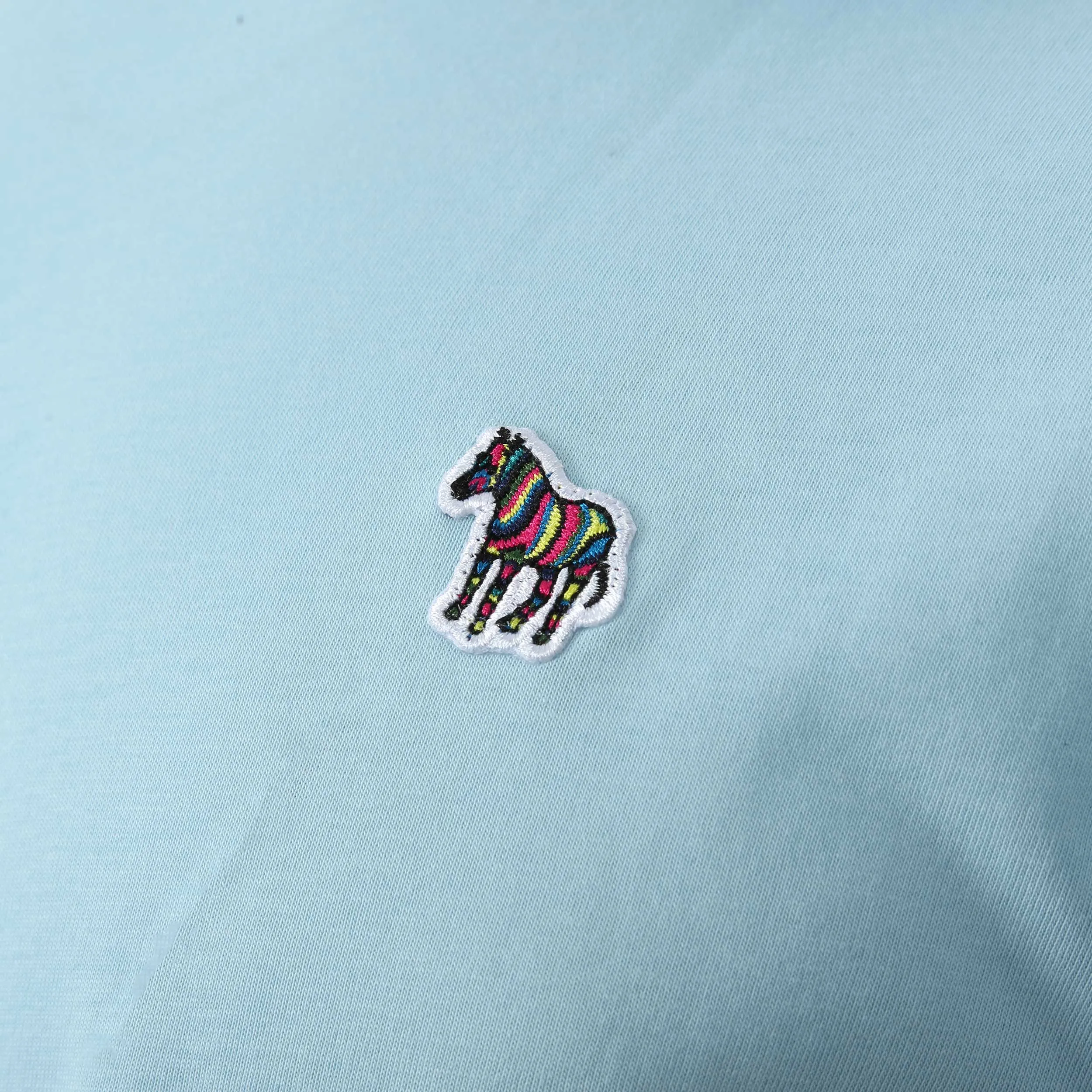 Paul Smith Zebra Badge T Shirt in Light Blue