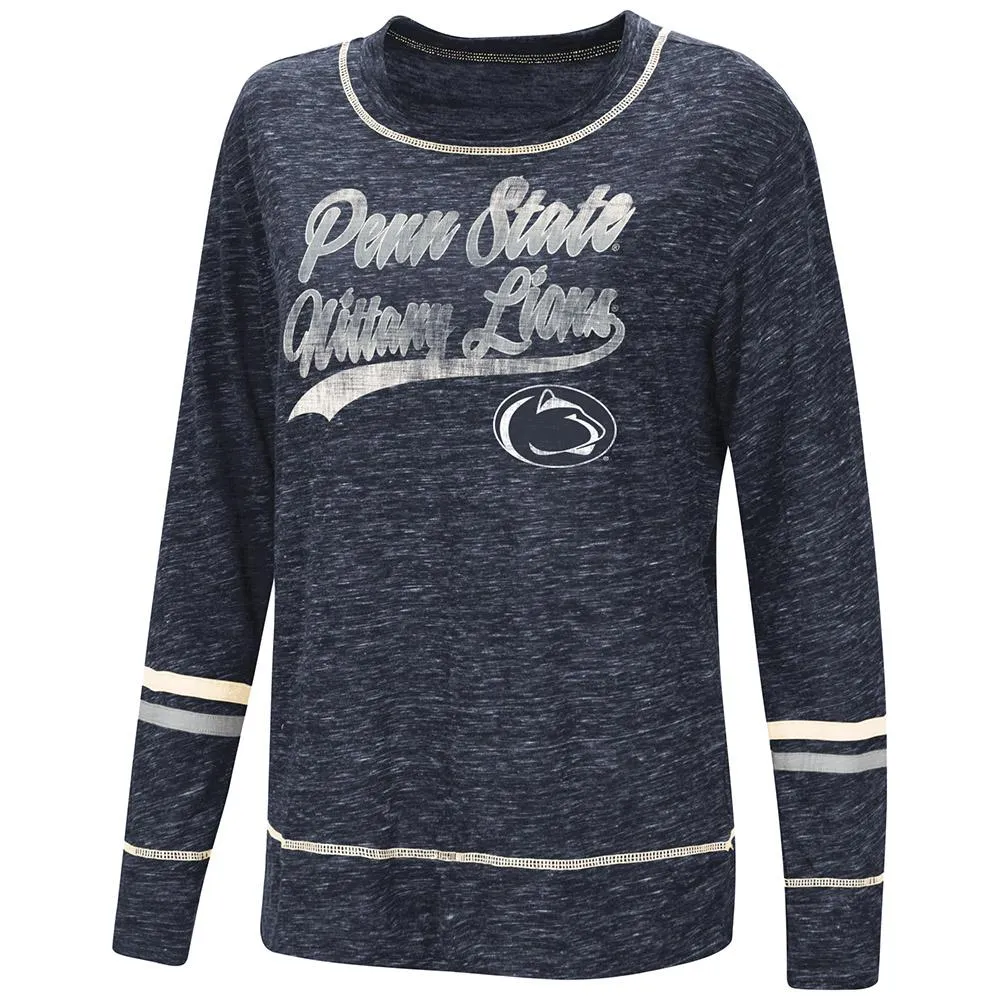 Penn State Nittany Lions Colosseum WOMENS Navy Giant Dreams Soft LS T-Shirt