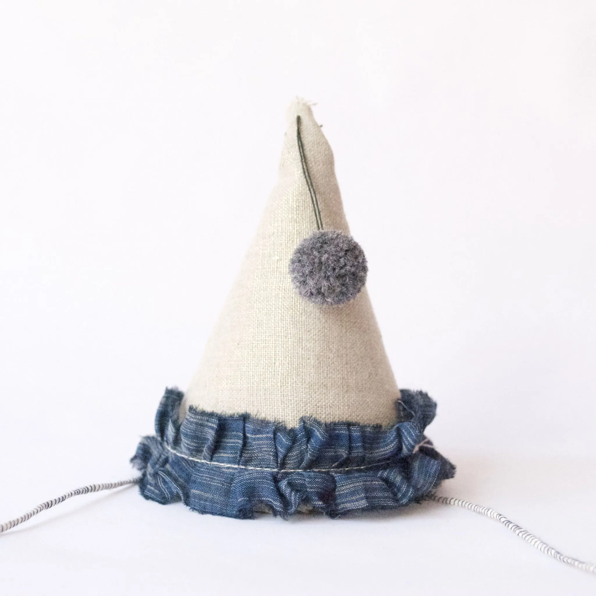 Petit Party Hat - Indigo