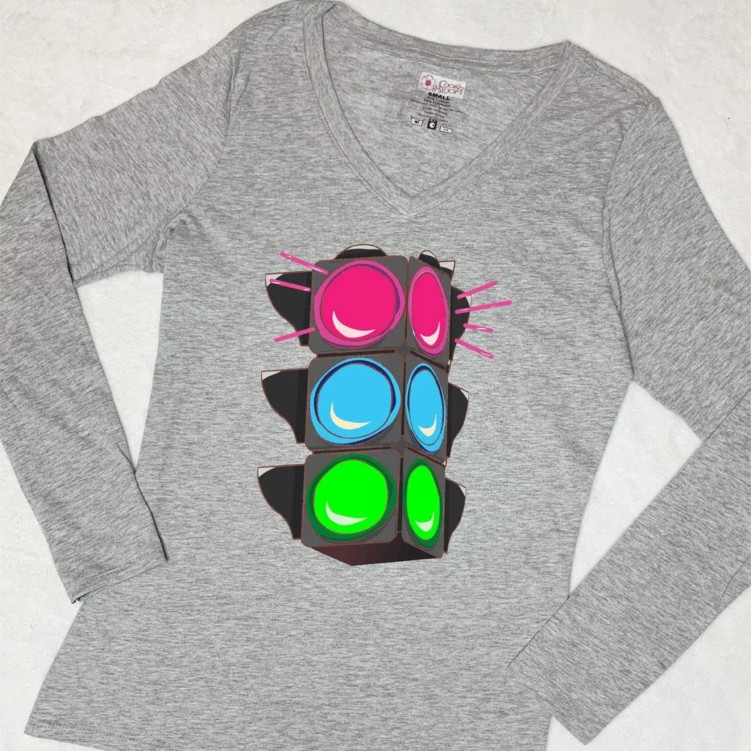 Pink Traffic Long-Sleeve T-Shirt