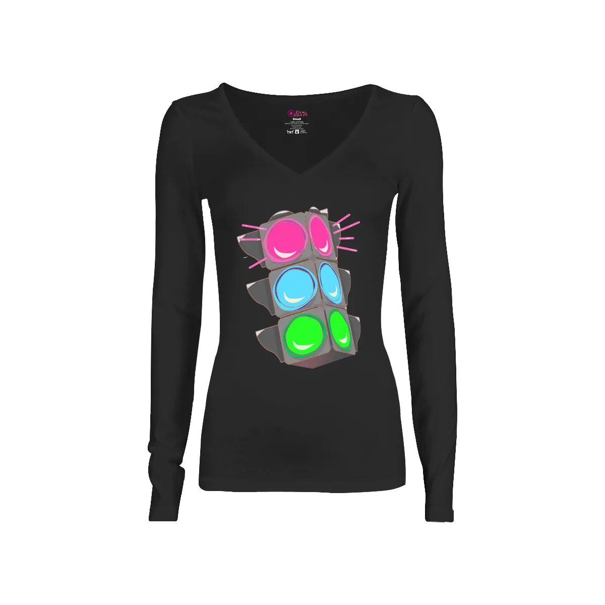 Pink Traffic Long-Sleeve T-Shirt