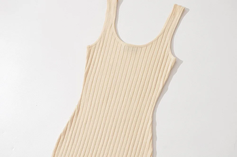 Pre Order:  Simple Bodycon Knit Dress