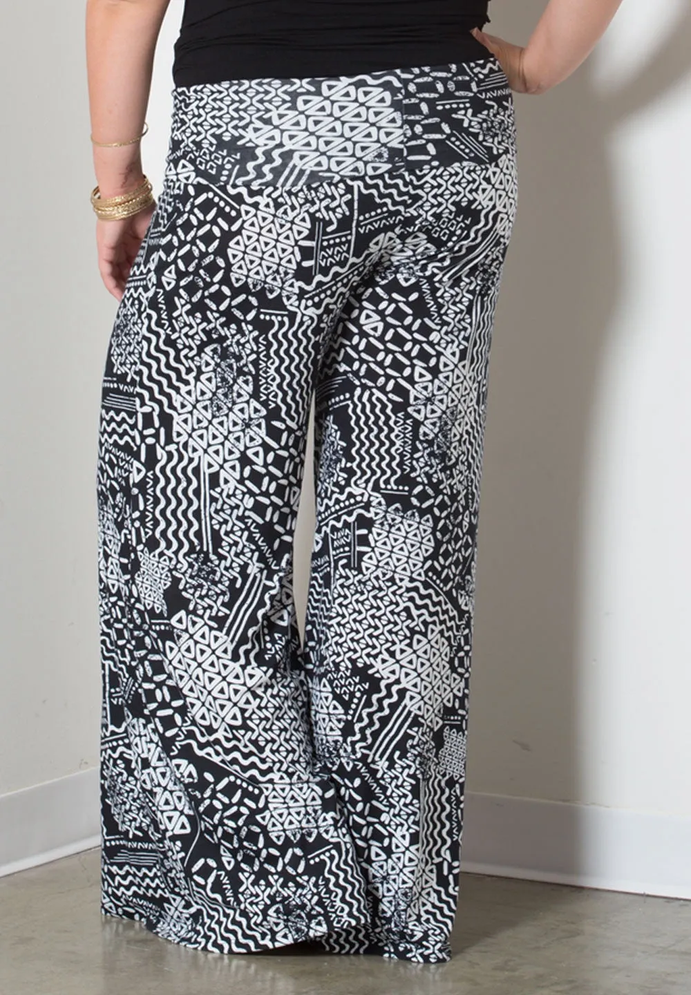 Printed Classic Jersey Pants