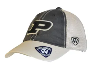 Purdue Boilermakers Top of the World Black Beige Offroad Adj Snapback Hat Cap