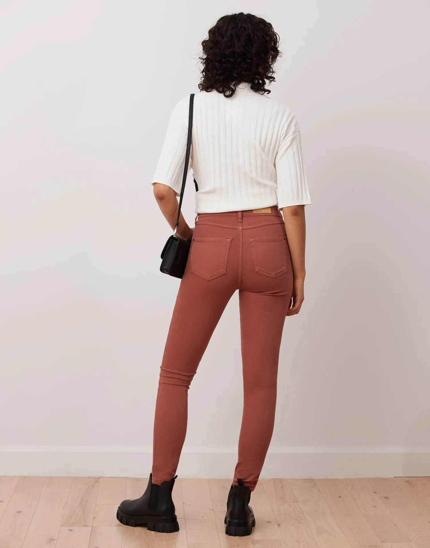 RACHEL SKINNY JEANS / MARSALA