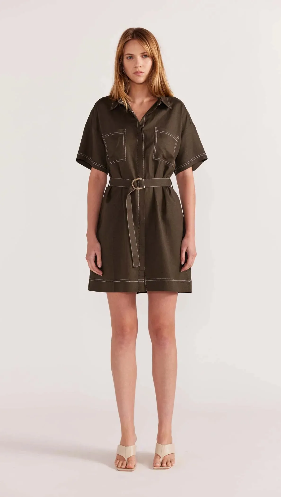 Saskia Mini Shirt Dress