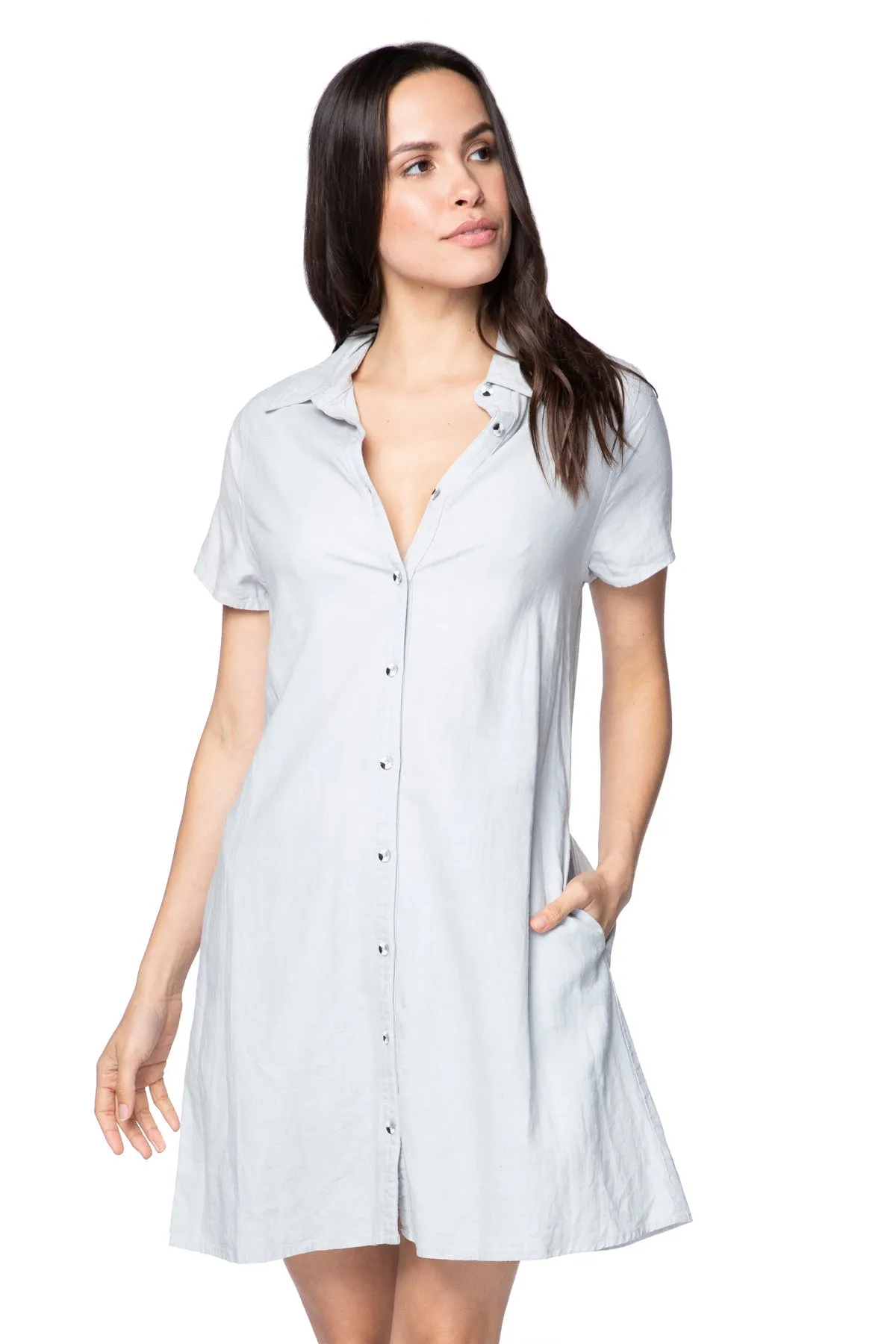 Shirt Dress "The Wynne" in Linen Blend