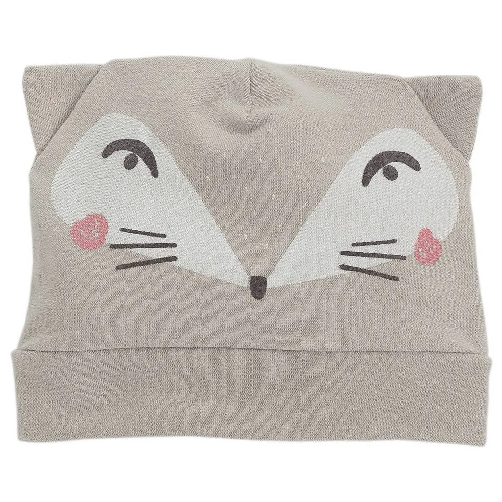 Smart Fox Beanie Beige