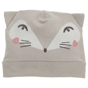 Smart Fox Beanie Beige