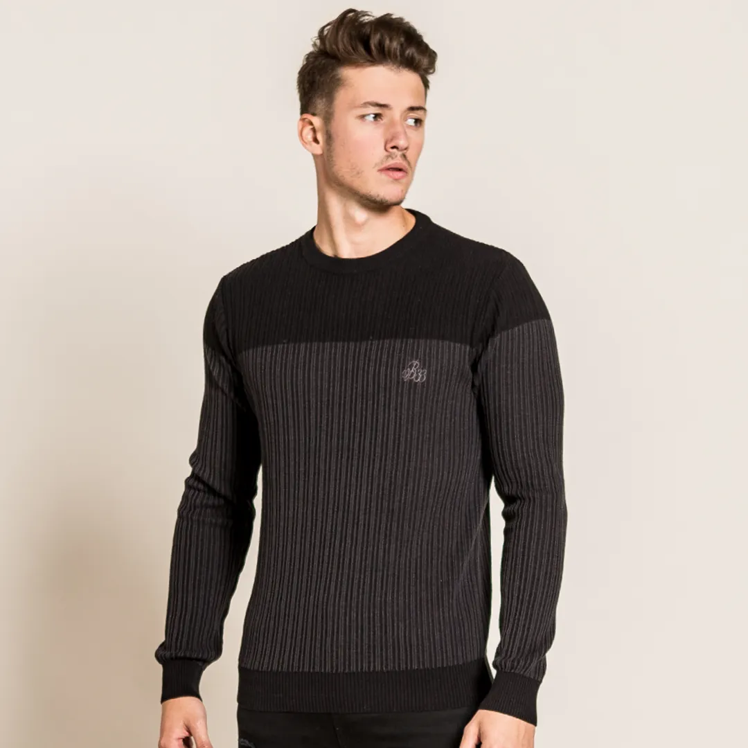 Stan Crew Sweater - Black