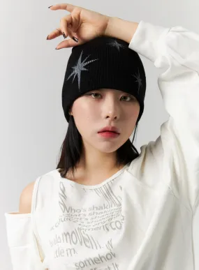 Star Graphic Beanie CS314