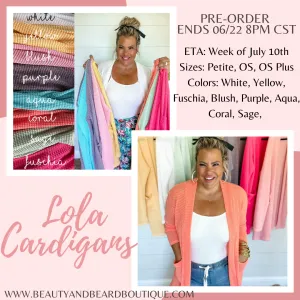 Summer Lola Cardigan Pre-Order