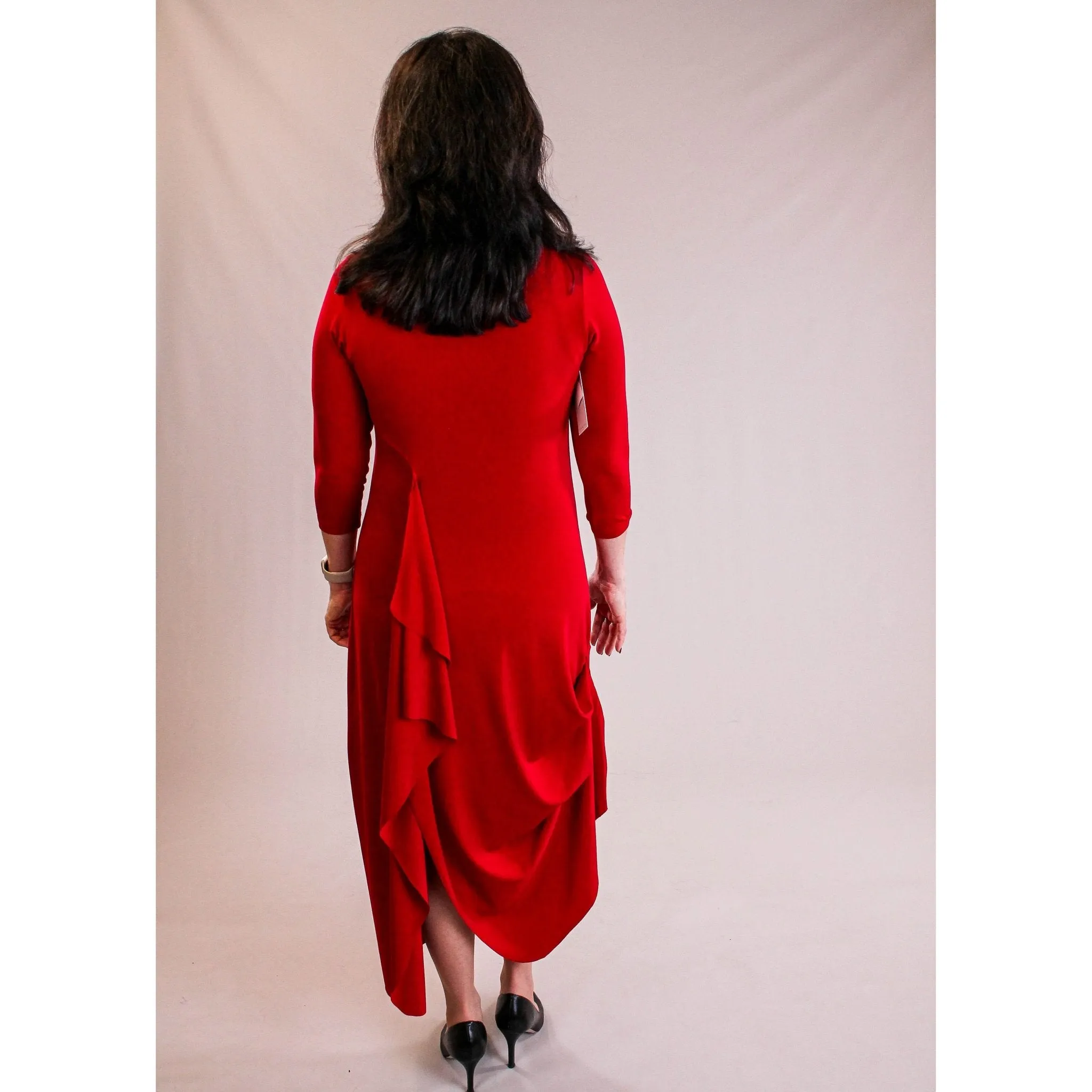 Sympli 3/4 Sleeve Drama Dress