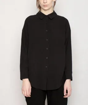 Szeki Signature Dolman Shirt in Black