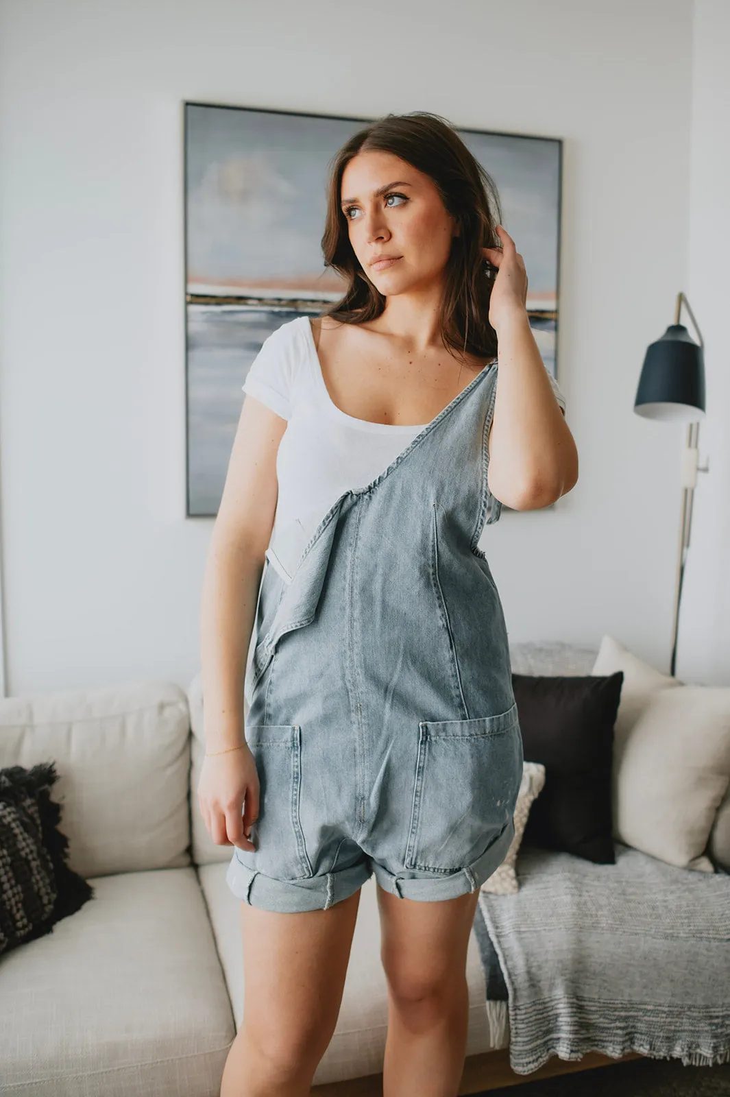 The High Roller Shortall by Free People - Bright Eyes