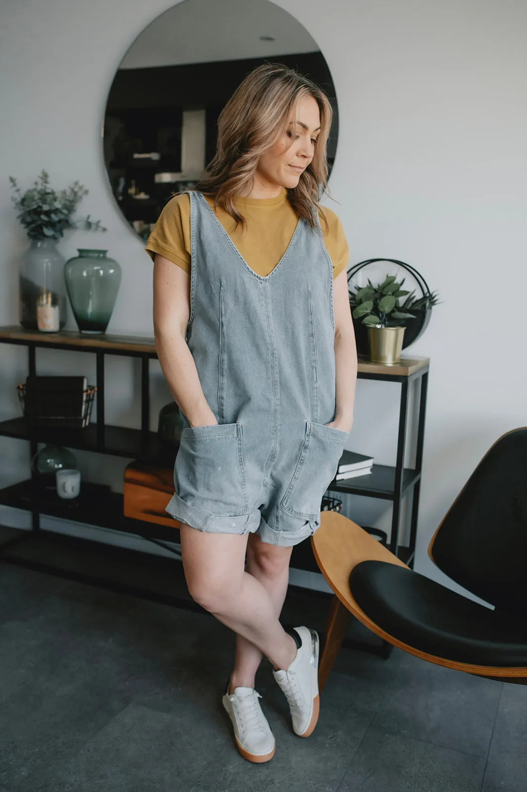 The High Roller Shortall by Free People - Bright Eyes