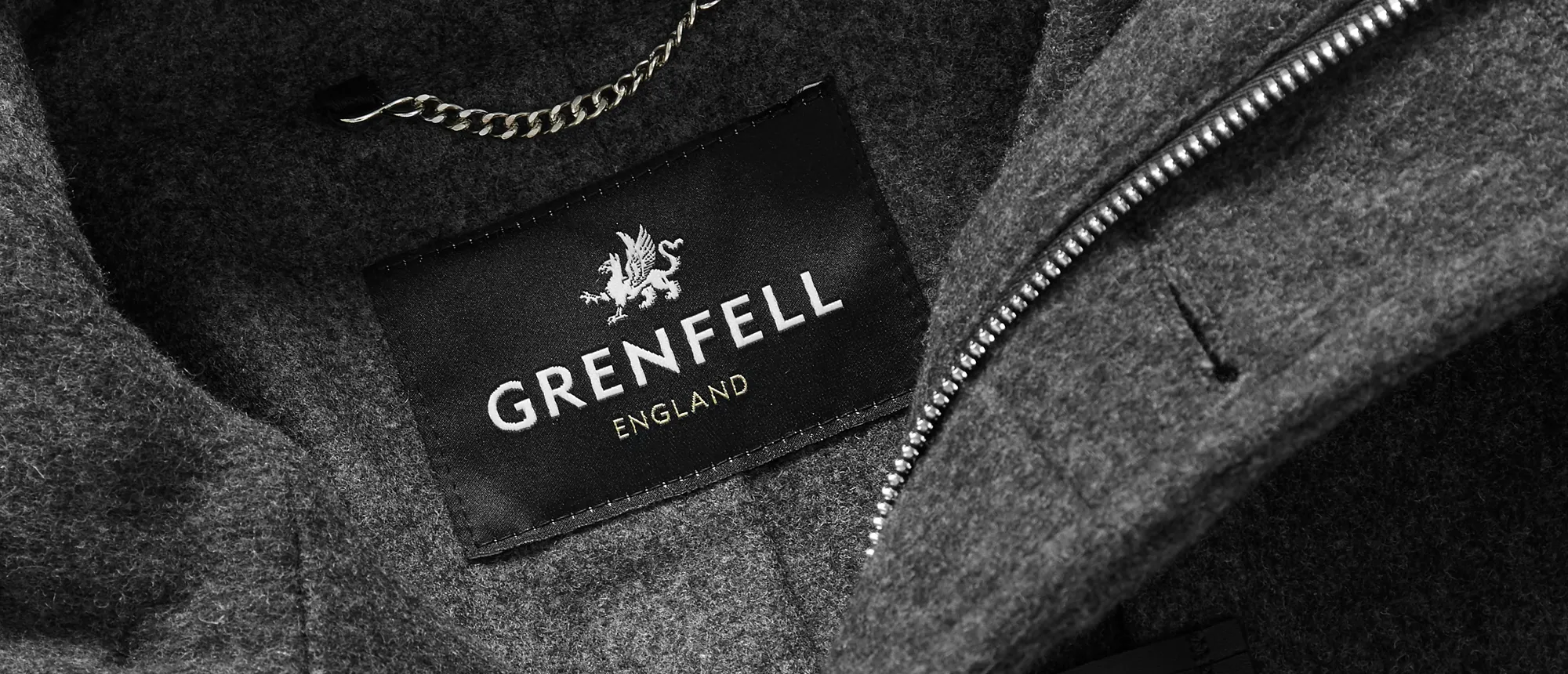 The Original Duffle Coat in Grey Merino Wool