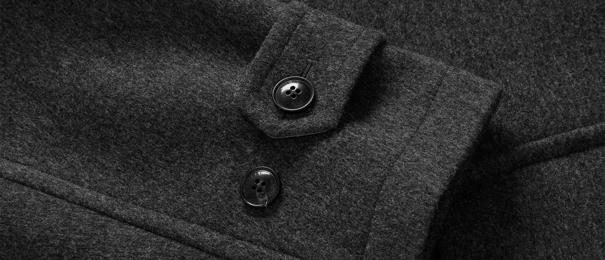 The Original Duffle Coat in Grey Merino Wool