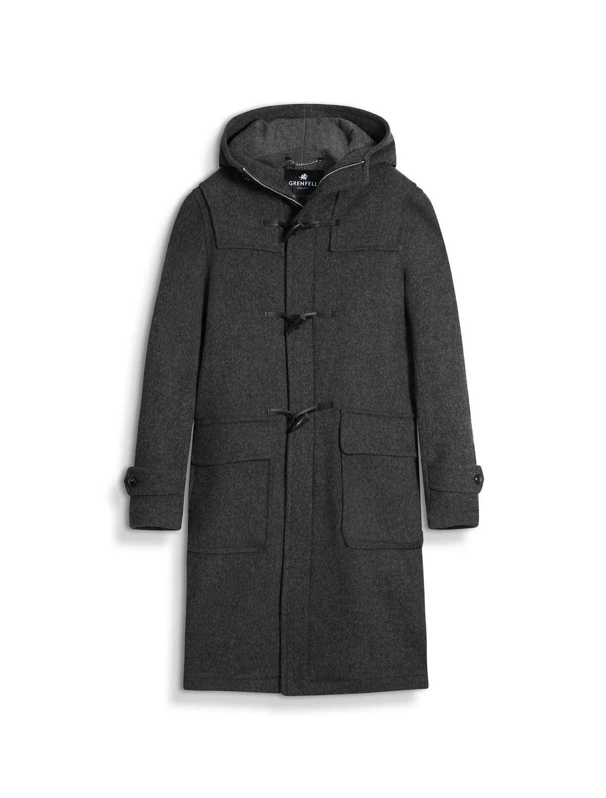 The Original Duffle Coat in Grey Merino Wool