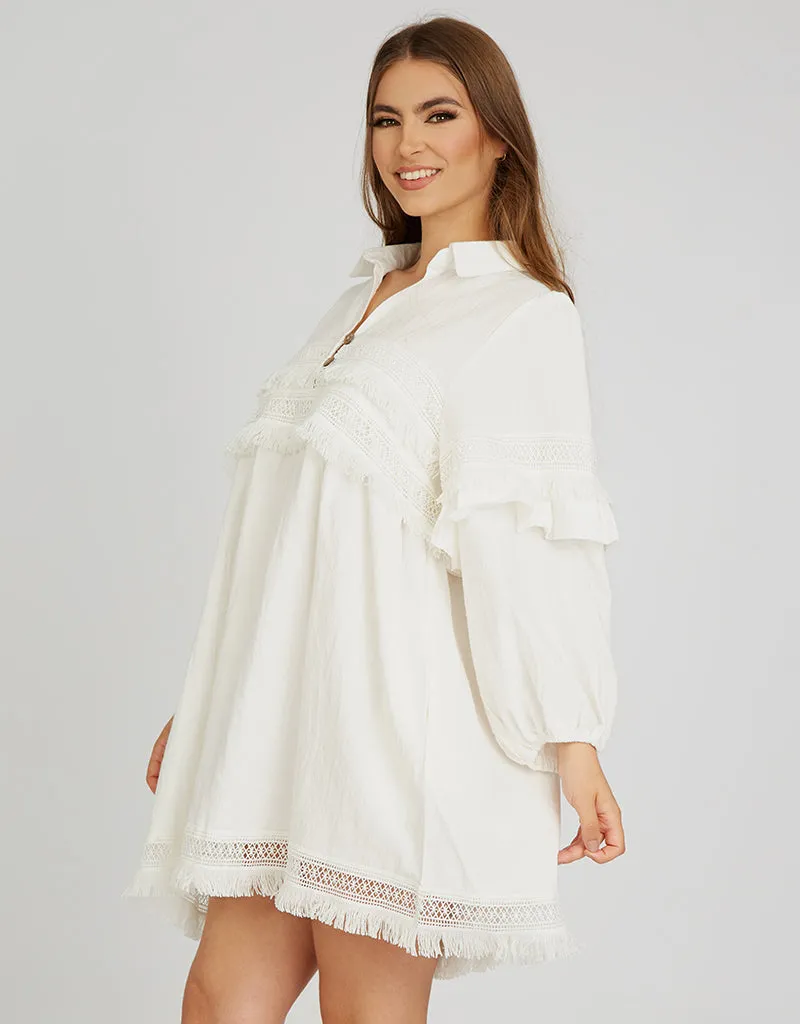 Tianna Linen Short Dress