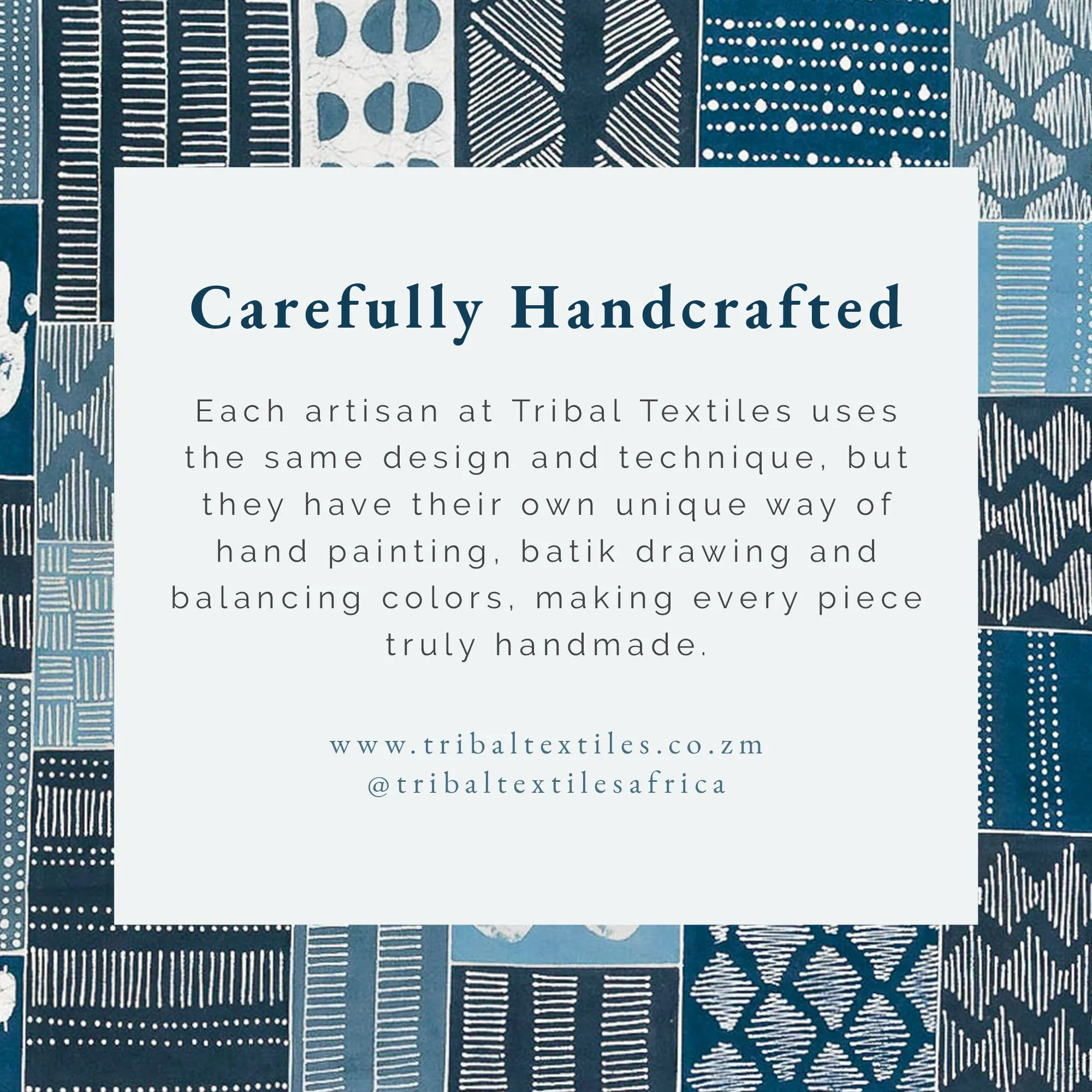 Tribal Cloth Indigo Collection - Lines Indigo Blue Tablecloth