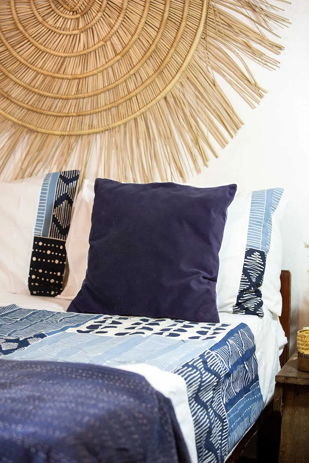 Tribal Cloth Indigo Duvet Cover