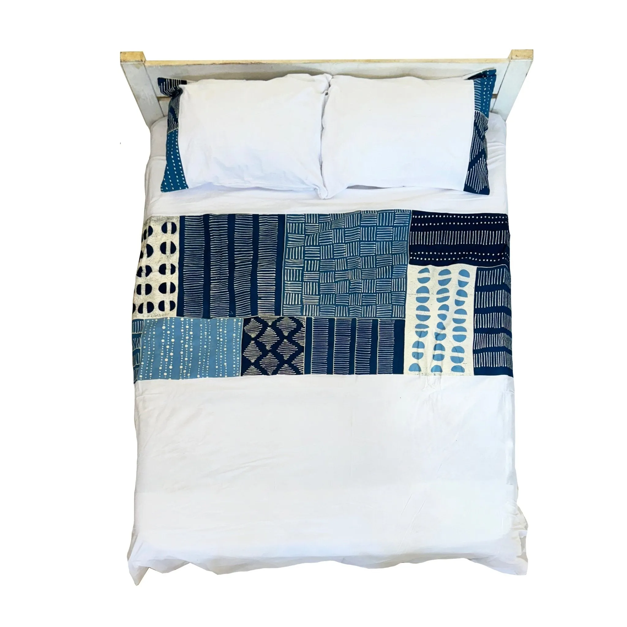 Tribal Cloth Indigo Duvet Cover