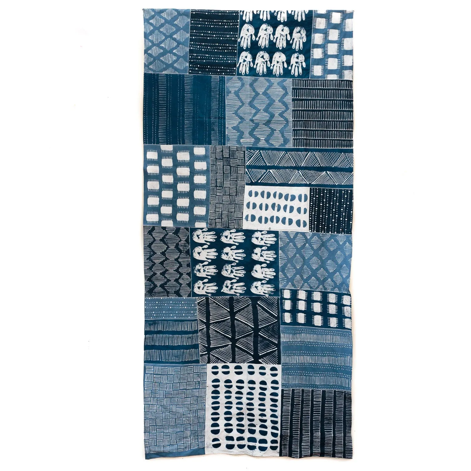 Tribal Cloth Indigo Intense Tablecloth