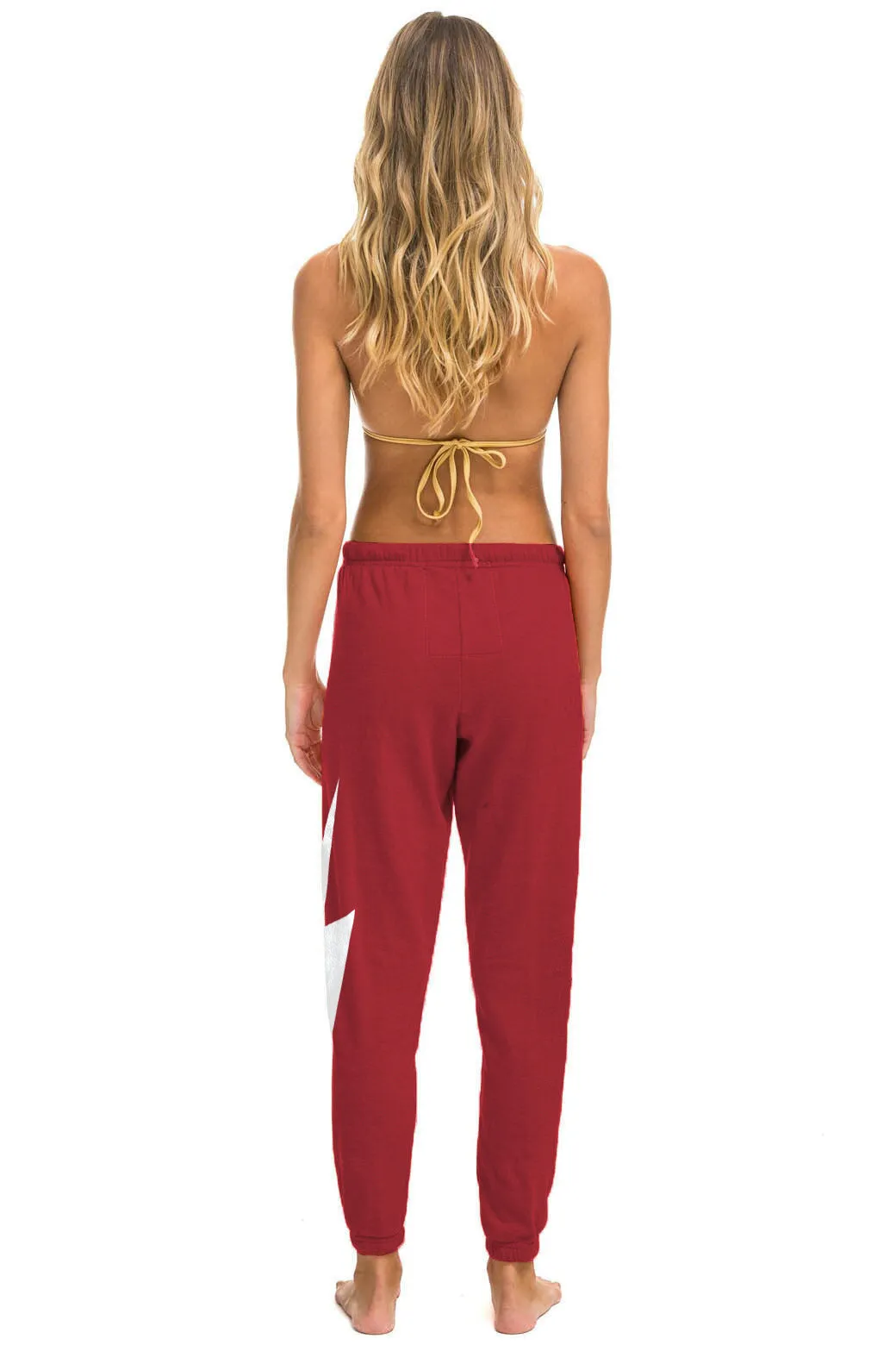 UNIVERSITY OF OKLAHOMA BOLT UNISEX SWEATPANTS - CRIMSON