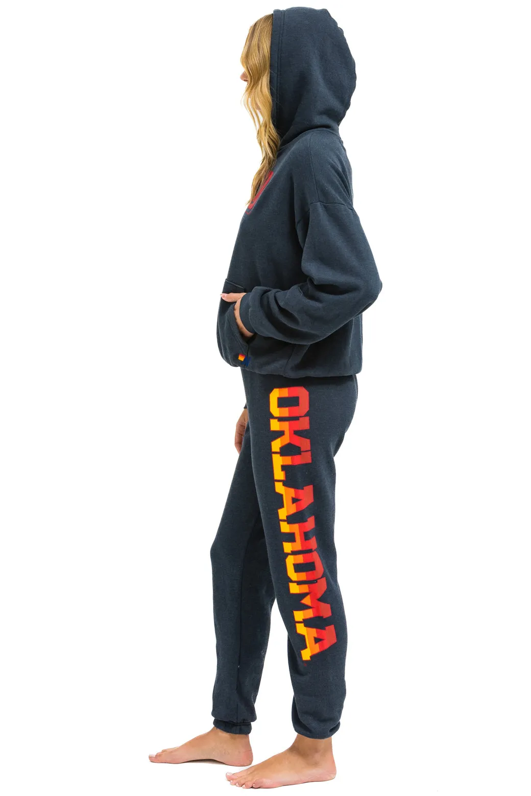 UNIVERSITY OF OKLAHOMA UNISEX SWEATPANTS - CHARCOAL