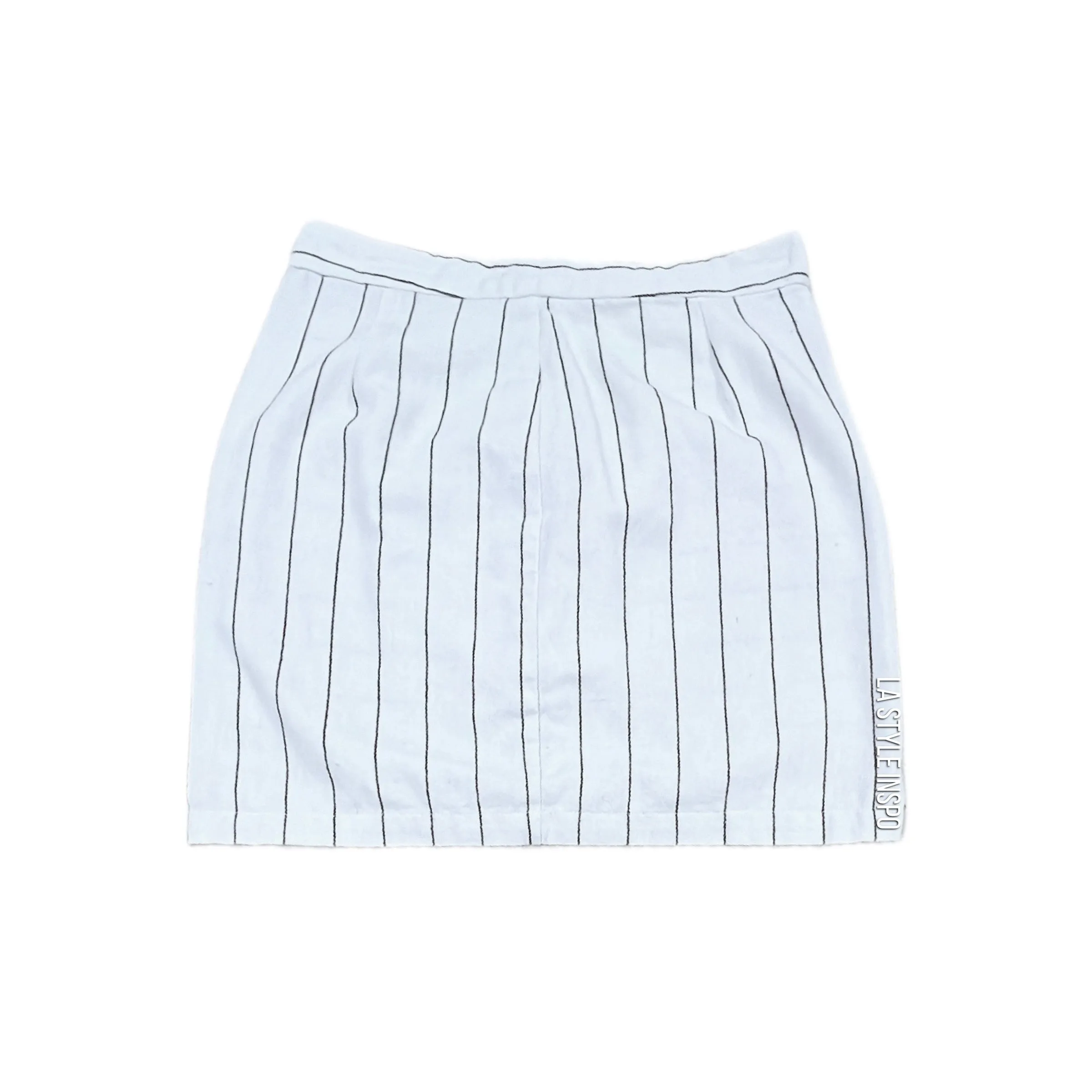 Urban Outfitters Thin Lines Pencil Mini Skirt White Size XS