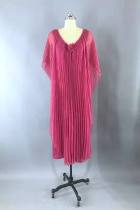 Vintage 70s Chiffon Caftan Dress