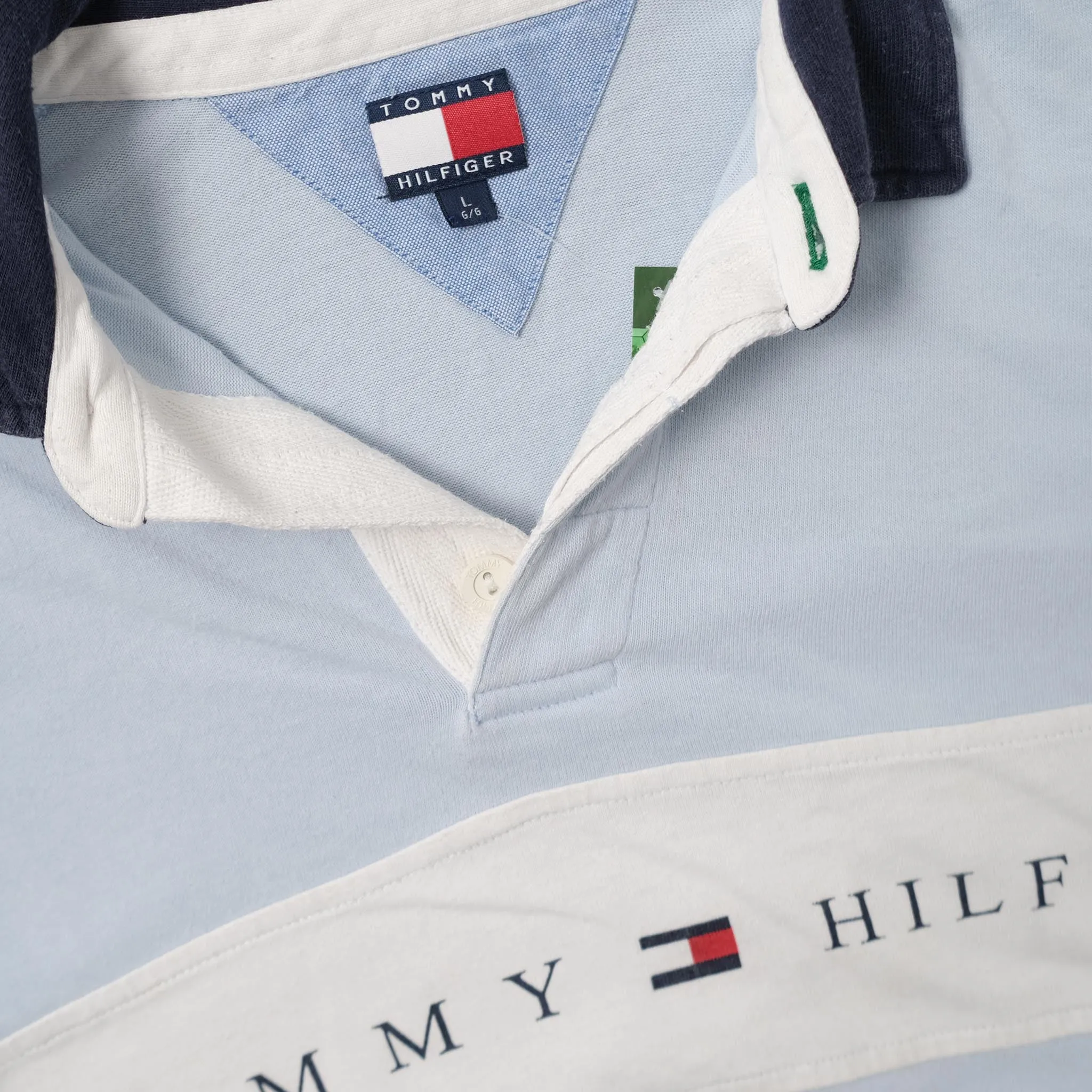 Vintage Tommy Hilfiger Crop Long Polo Onesize