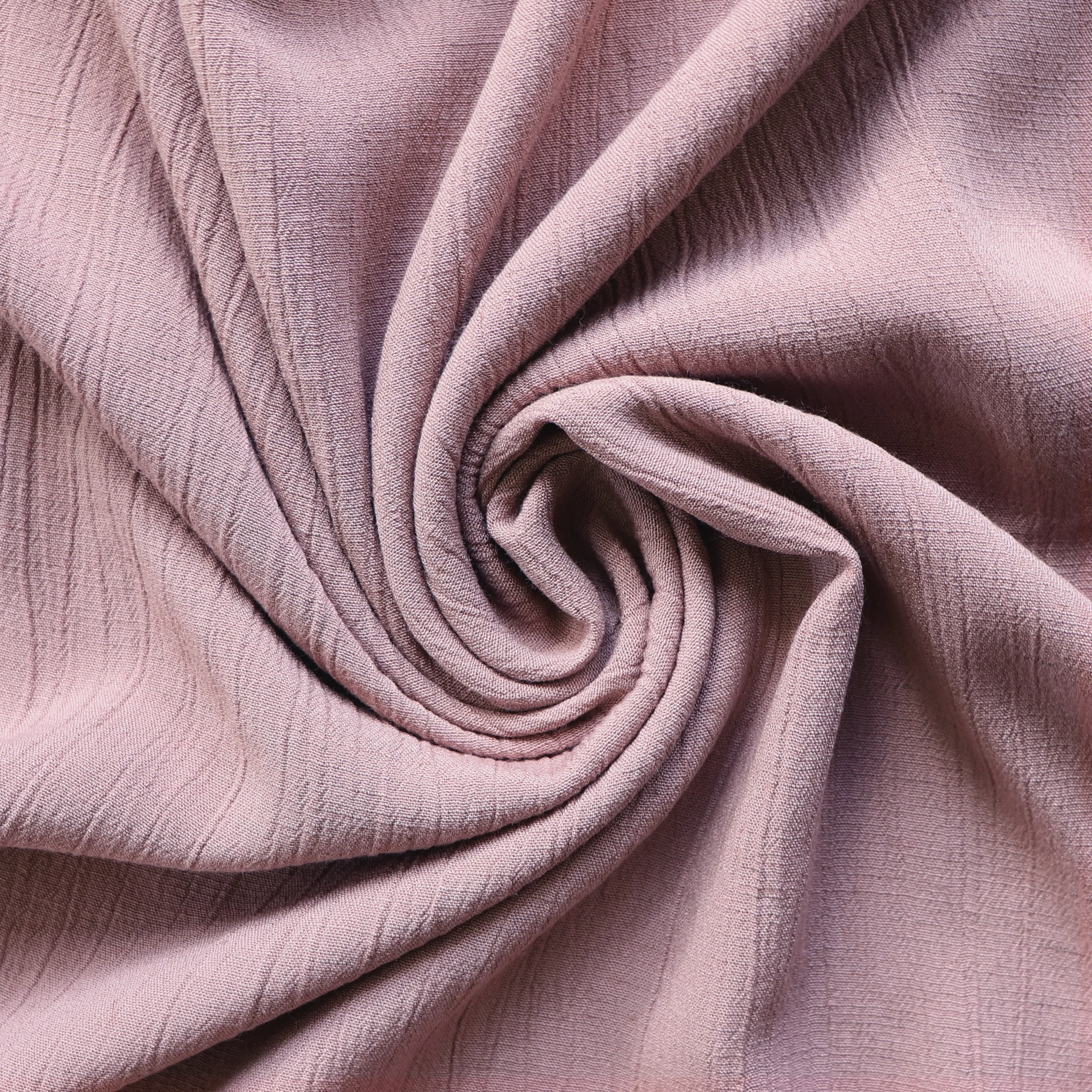 Viscose Linen Crinkle - Blush - END OF BOLT 72cm