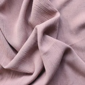 Viscose Linen Crinkle - Blush - END OF BOLT 72cm