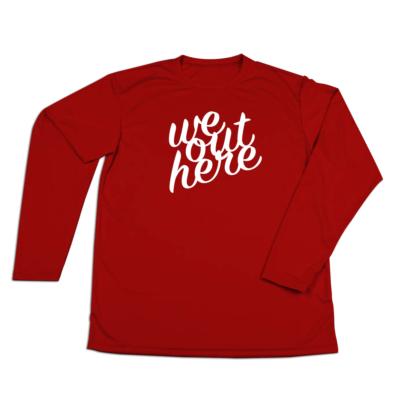 #WEOUTHERE YOUTH Performance Long Sleeve Shirt